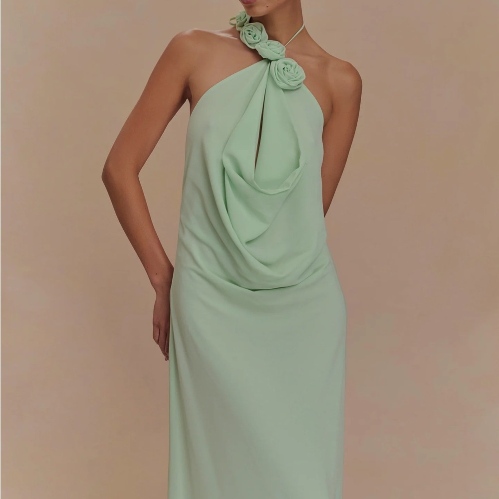 Meshki Rosalía Cowl neck Maxi dress